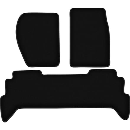 BASIC zwarte veloursmatten voor: Land Rover Discovery I off-road (1989-1998)