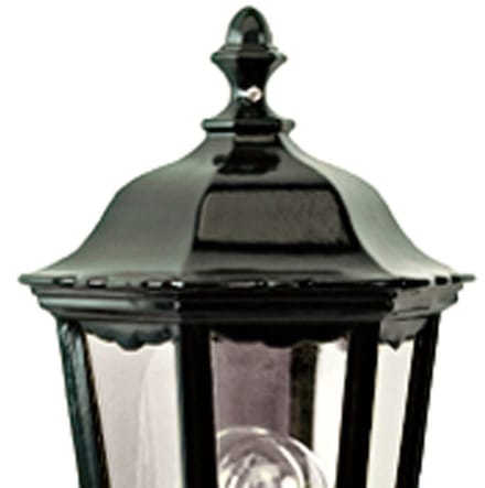 KS Verlichting Ancona plat Buitenlamp wandlamp Zwart