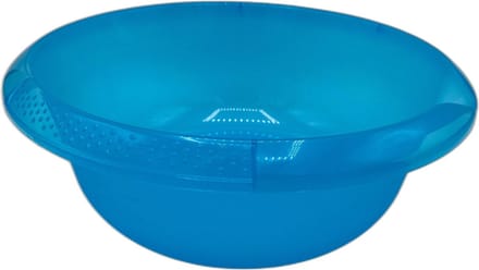 Beslagkom - Mengkom - met Schenktuit - 3 liter - Transparant Blauw - Plastic - Extra grip