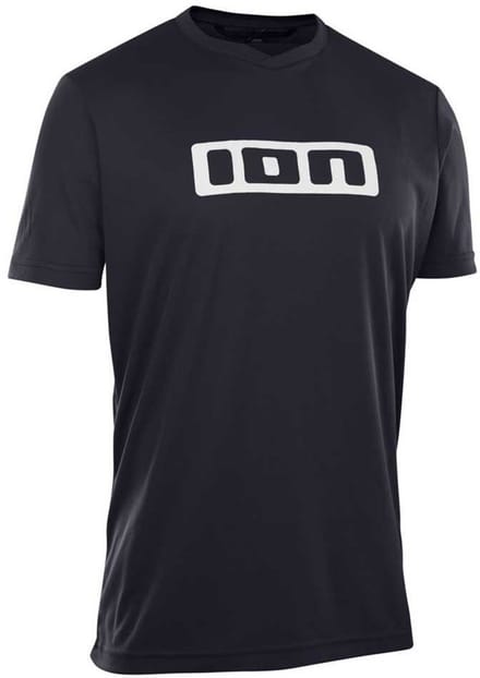 Ion Logo Korte Mouw Enduro Trui Zwart S Man