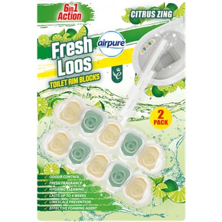 Airpure Fresh Loos 6-in-1 Toiletblok - Assorti