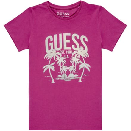 T-shirt met opdruk voor meisjes Guess