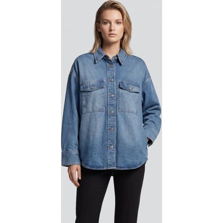 ARKET Hockey Denim Shirt Blue Taglia: 32 | Magliette intime Outlet | Donna | Blu
