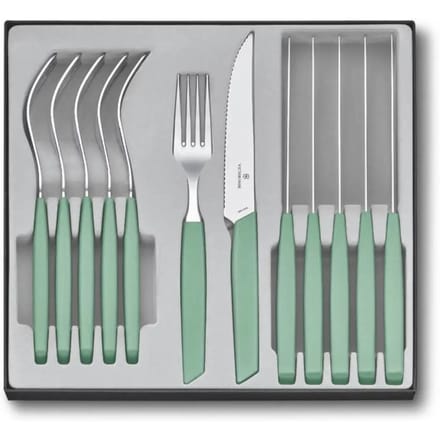 Victorinox Bestekset Swiss Modern - 12-delig - Pastel Groen - RVS/PP