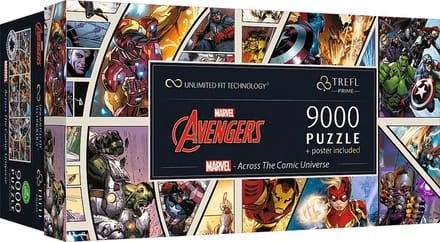 Trefl puzzel Marvel - Across the Comic Universe 9000 stukjes.