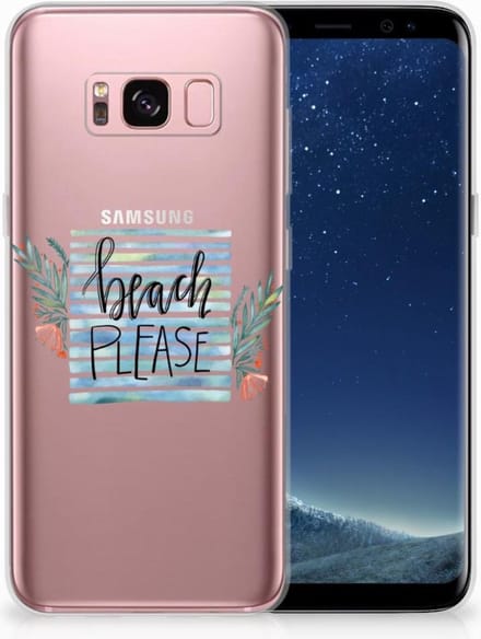 Samsung Galaxy S8 Telefoonhoesje met Naam Boho Beach
