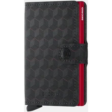 Secrid Miniwallet pasjeshouder optical black-red