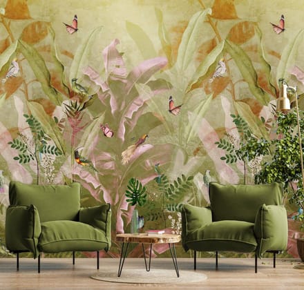 INGK - Surreal Forest Green - Behang