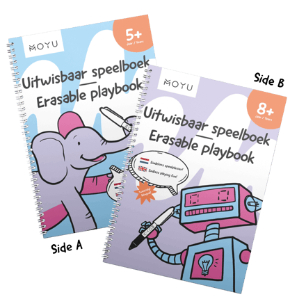 2-in-1 Erasable Kid's Playbook - Softcover / None