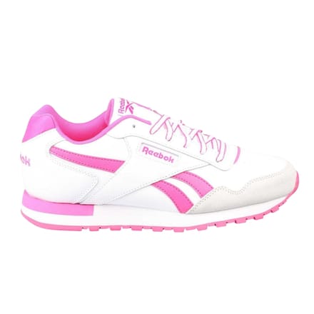 Reebok Kinderen/Kinderen Glide Leather Flat Trainers (Wit/Roze)