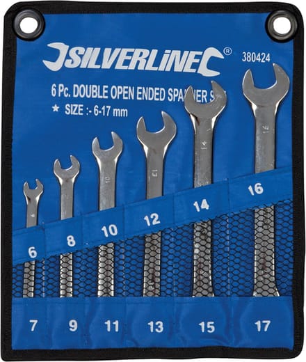 Silverline Offset steeksleutel set - 6 t/m 17 mm - 6 delig