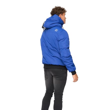 Crosshatch Heren Milwaka Bomber Jacket (Blauw)