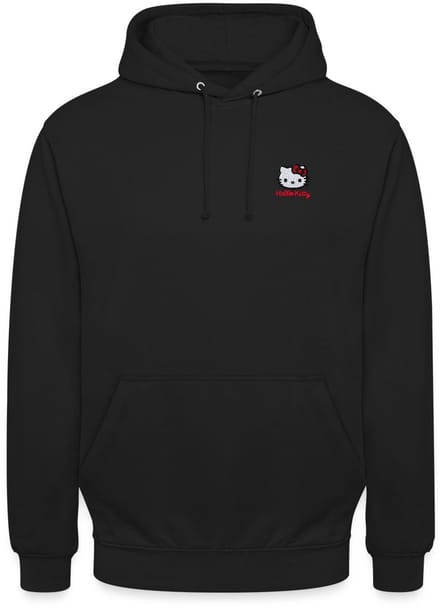 Hello Kitty Geborduurd Portret Hoodie Unisex