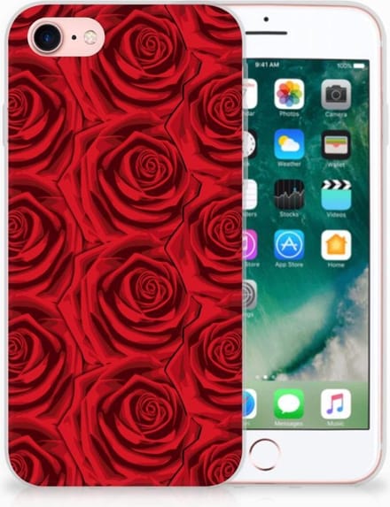 iPhone SE 2022 | SE 2020 | 8 | 7 TPU Case Red Roses
