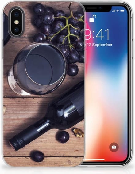 Apple iPhone X | Xs Siliconen Case Wijn