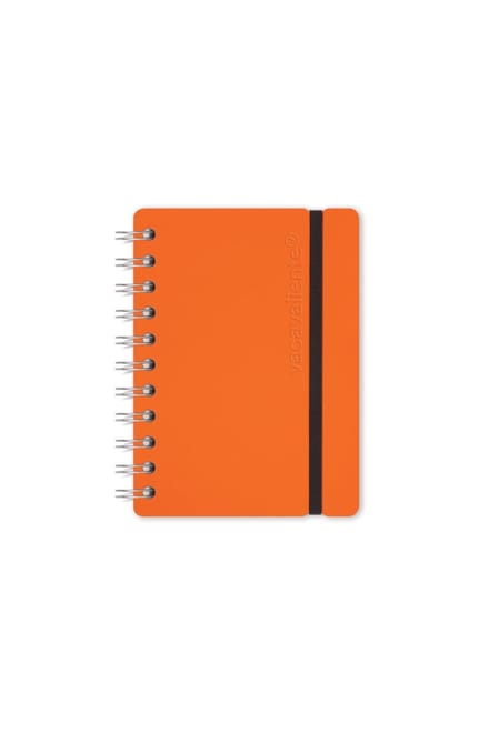 Vacavaliente - Notitieboek A6 - Gerecycled Leer - Oranje