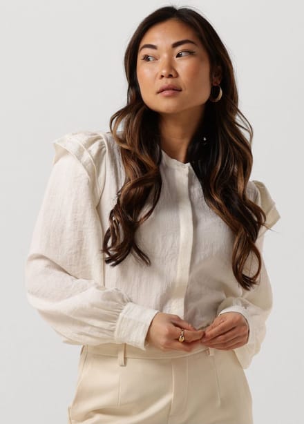 Object Objsophie L/s Shirt Dames - Jurken - Wit - Maat XL