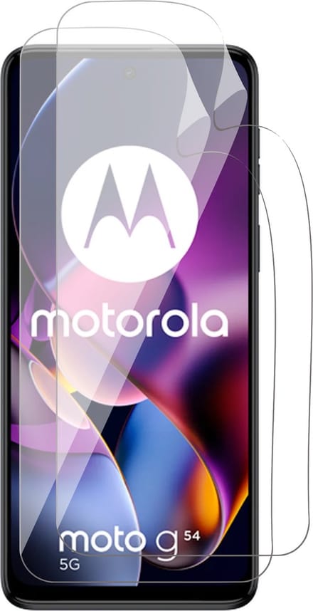 Screenprotector geschikt voor Motorola Moto G54 - 2x FlexGuard Screen Protector