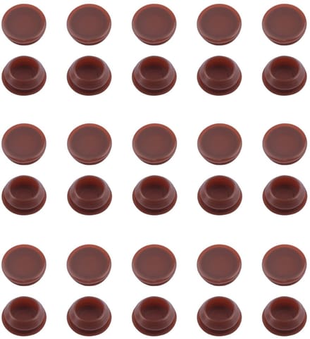 Dailygoods- Drempelschroefdoppen 30 stuks - Pvc Zacht Plastic