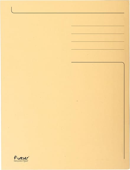 Exacompta 50x FOREVER® bedrukte map met 3 kleppen - 280gm2 - 24,5x35 cm voor folio - Gems - 449002E