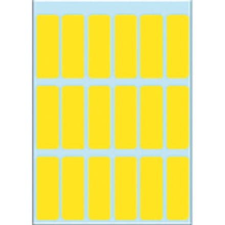 Etiket HERMA 3651 12x34mm geel 90 stuks