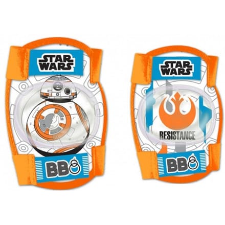 Disney Beschermset Star Wars Bb8 4-delig Oranje/blauw Maat S