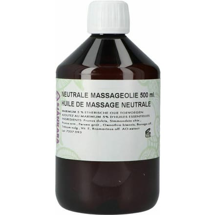 Sjankara Massageolie Neutraal 500ml