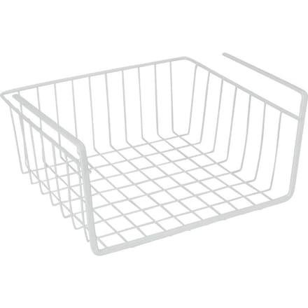 Metaltex - Kasthangmand Babatex - 30 cm - Hangmandje voor onder plank - Wit