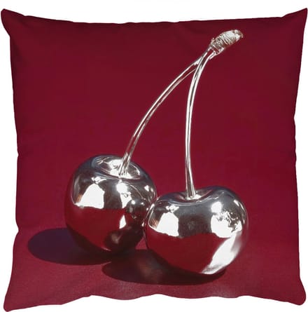 Sierkussens - Kussentjes Woonkamer - 60x60 cm - Kersen - Glanzend - Bordeaux