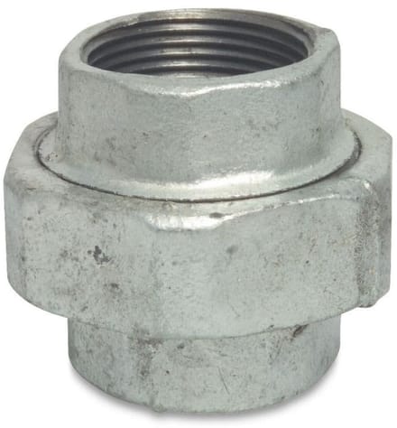 Tempergiet Fitting 2 Duims: Platte Tempergiet Verschroefing