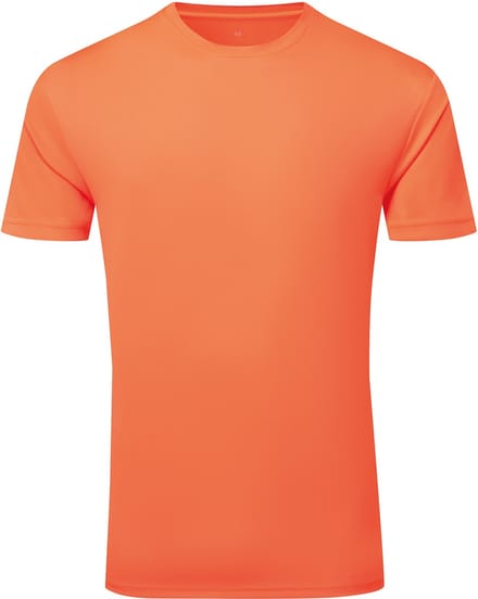 TriDri Men´s Textured Recycled T-Shirt TR503 - Lightning Orange - M