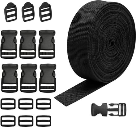 Sterke Nylon Singelband (2.5 cm Breed, 15 Meter Lang)
