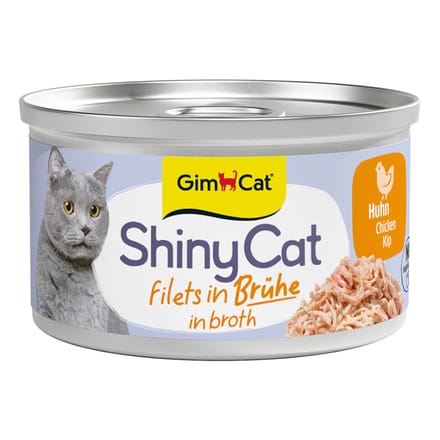 GimCat ShinyCat Kattenvoer 6 x 70 g - Kip