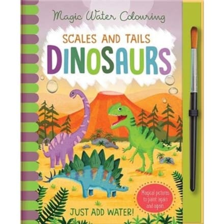 Scales And Tails - Dinosaurs - Magic Water Colouring - Jenny Copper