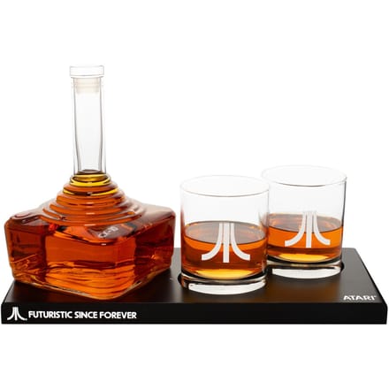 Official Atari 3D Joystick Decanter Set. Decanter 750ML and Glasses 200ML
