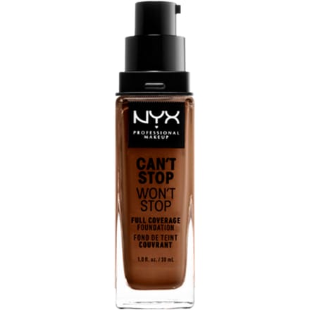 Nyx Professional Makeup Can't Stop Won't Stop Foundation - Cocoa - Volledig Dekkende Foundation - Donker