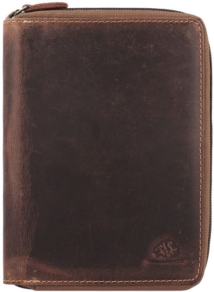 GREENBURRY identiteitskaarthoesje Vintage Document Holder 6tlg. Brown bruine