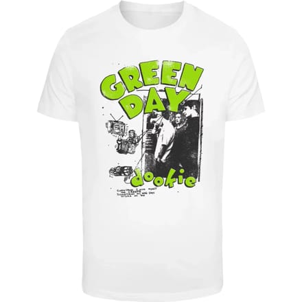 Merchcode Green Day - Dookie Sketched up Heren Tshirt - 3XL - Wit