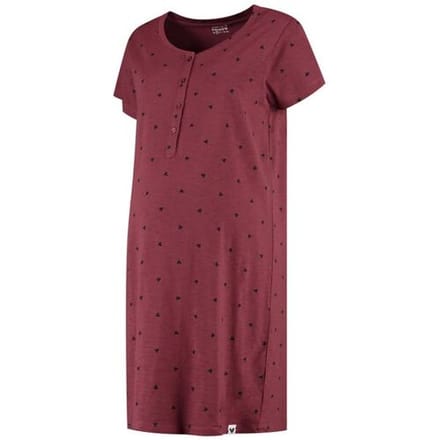 Prénatal zwangerschapspyjama Dark Redshade M Dames