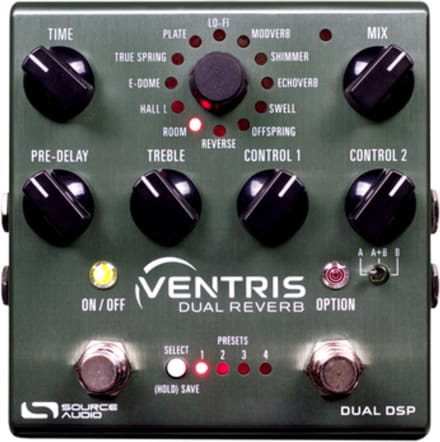 Source Audio Ventris Dual Reverb - Effect-unit voor gitaren