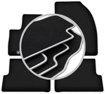 CARLUX-SILVER automatten voor: Ford C-MAX MK1 minivan (2003-2010)