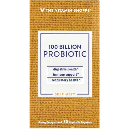The Vitamin Shoppe, probioticum, 100 miljard CFU, 30 vegetarische capsules