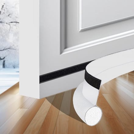 Snel te monteren tochtwering 94cm – Zelfklevend, wit, isolerend