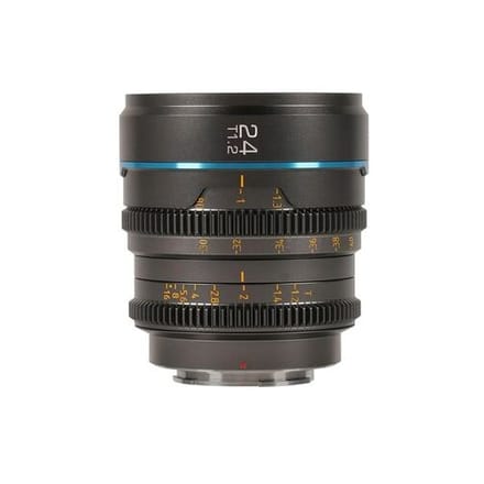 Sirui Night Walker 24mm T1.2 S35 Cine-objectief  L-mount Metaal grijs