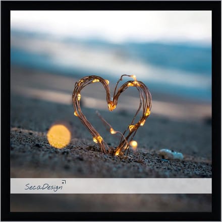 Fotolijst - SecaDesign Luca - 20x20 cm fotomaat - Zwart