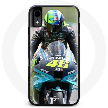 Coque - Valentino Rossi - Iphone X - Rigide - Noir - Synthétique