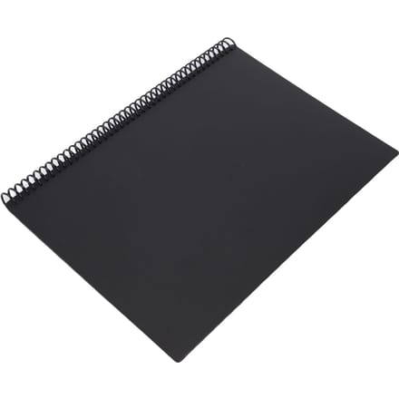 Cahier intelligent réutilisable Format Executive Connecté à l'application Effaçable Noir 180x255mm black