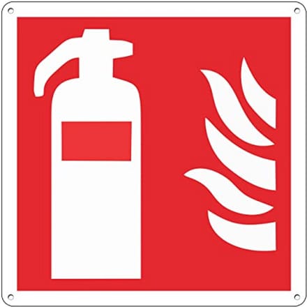 Nood- en veiligheidsbord - Aluminium composiet brandblusser 3mm