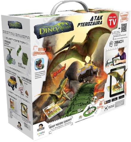 Dino Mundi 3D Pterodactylus Attack Racebaan 80 Delen