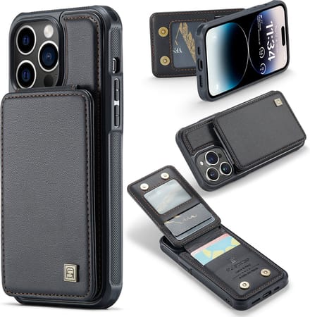Portemonnee Backcover met RFID-bescherming voor Google Pixel 8 _ Zwart